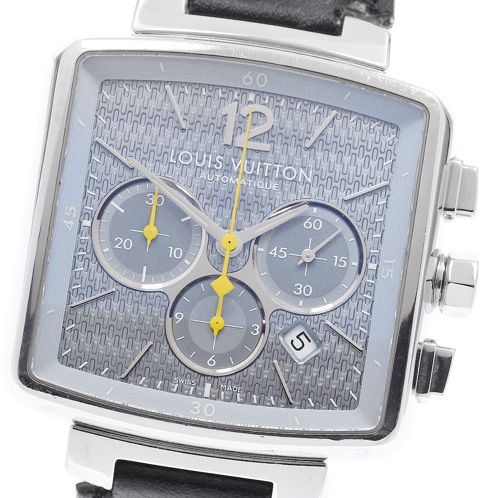 ルイ・ヴィトン スピーディ クロノグラフ Q2121 メンズ 【中古】