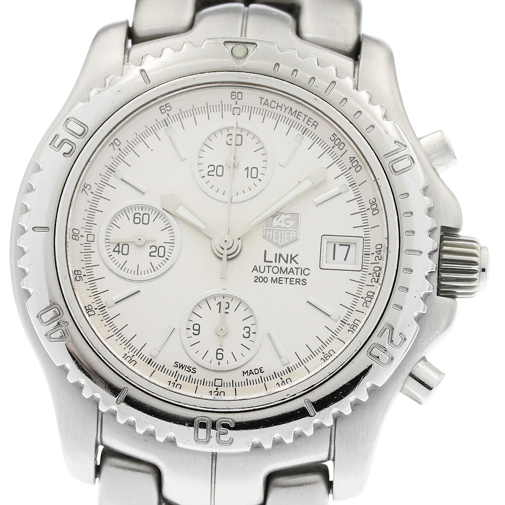 タグホイヤー リンク クロノグラフ CT2113 自動巻き メンズ 【中古】