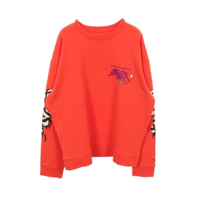 クロムハーツ CHROME HEARTS PPO SPARK スウェット 衣料品 トップス コットン メンズ オレンジ系 【中古】