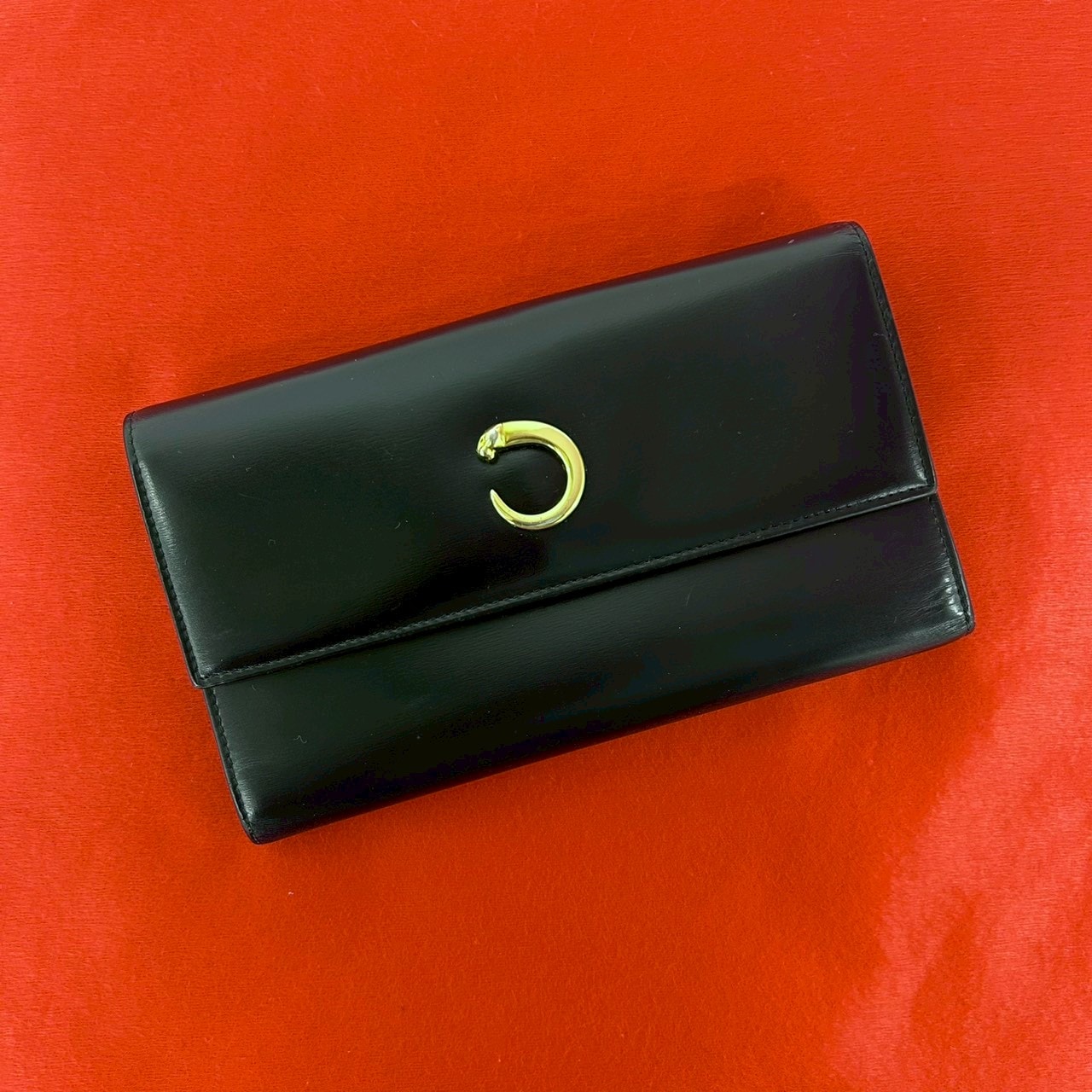 B (目立った傷や汚れなし)】CARTIER カルティエ パンテール レザー 長