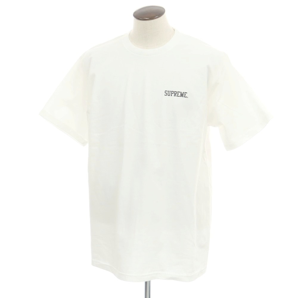 【中古】シュプリーム Supreme 2025年秋冬 Dash Snow TEE コットン 半袖Tシャツ ホワイト【サイズXL】【メンズ】