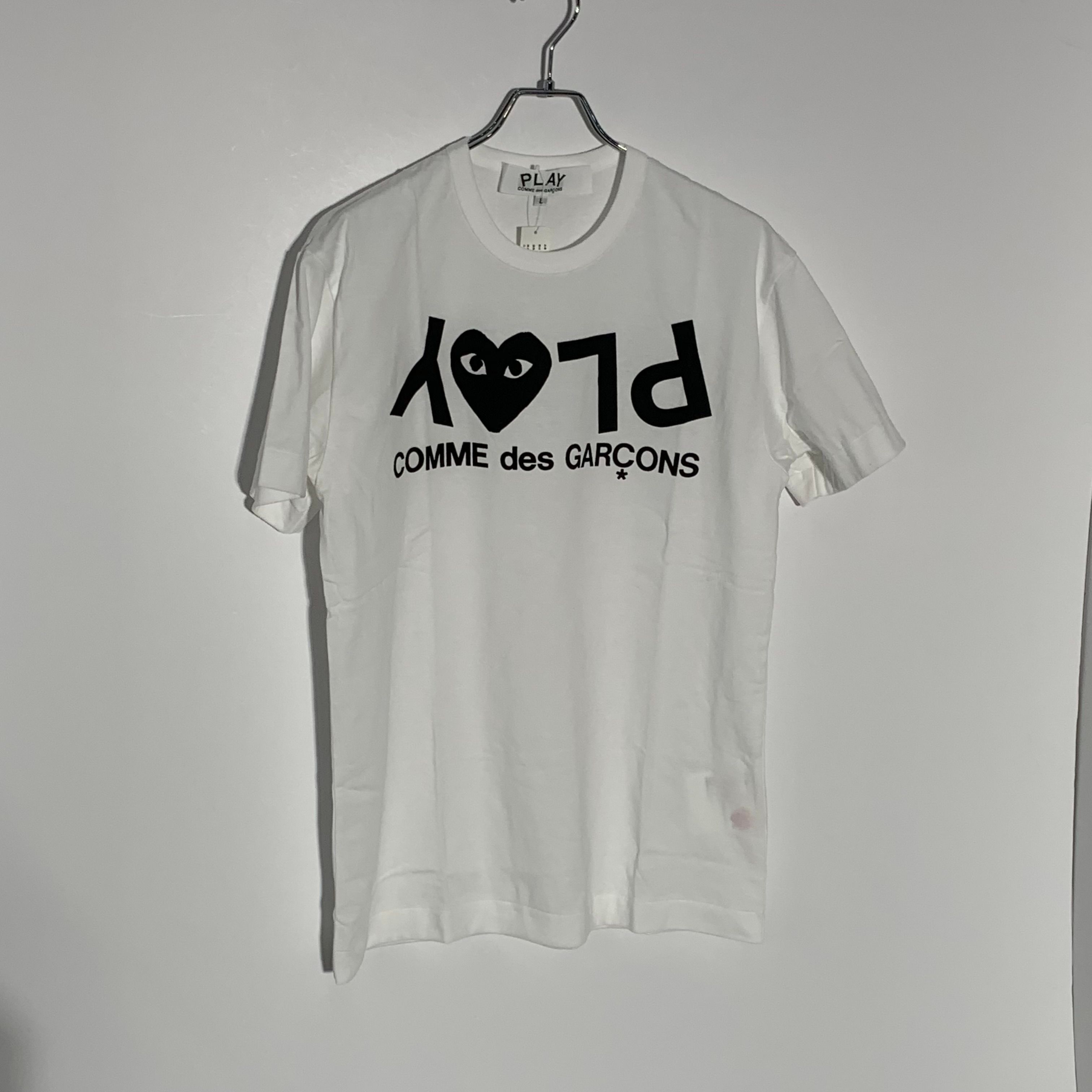 COMME des GARCONS PLAY CDG AX-T068-051 "White"