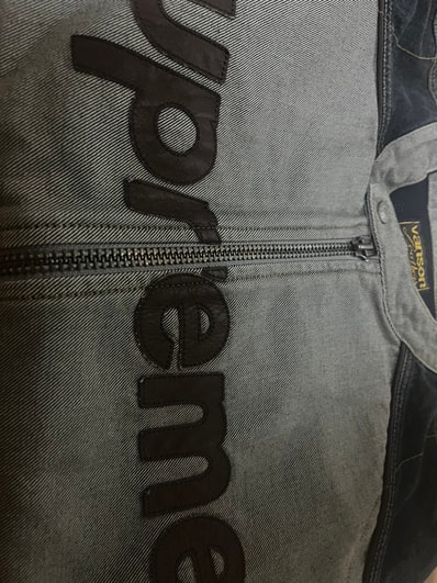 Supreme x Vanson Leathers Cordura Cotton Jacket "Denim"