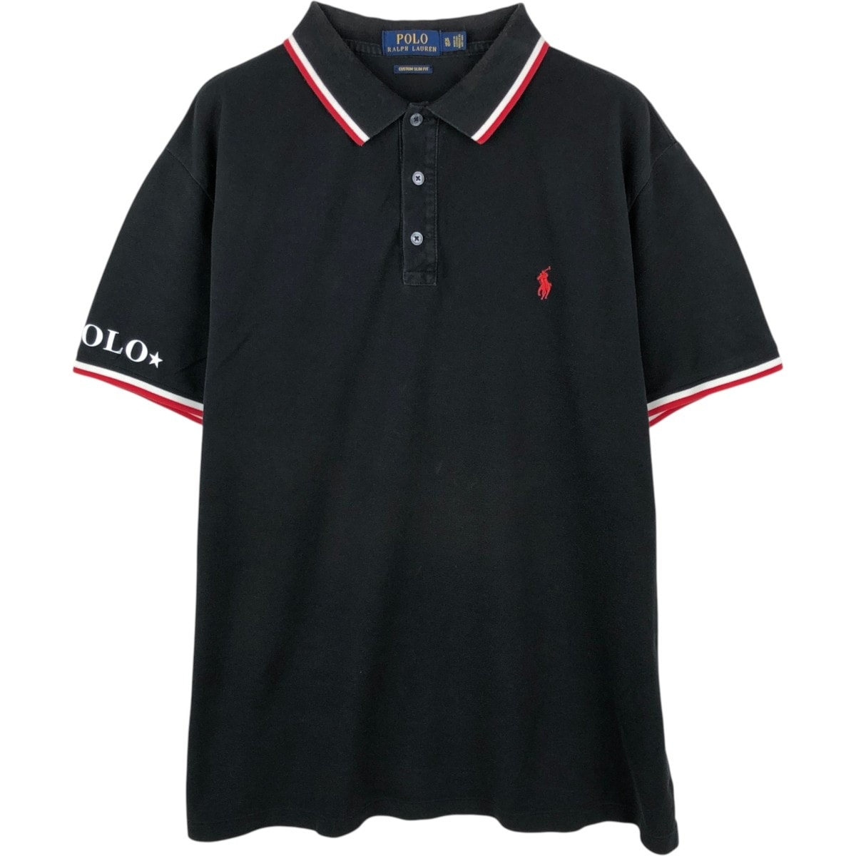 古着 ラルフローレン Ralph Lauren POLO RALPH LAUREN CUSTOM SLIM FIT 半袖 ポロシャツ メンズXL相当/eaa657056