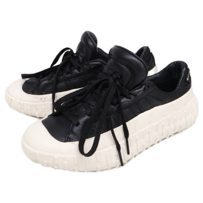 ワイスリー FZ4477 ブラック×ホワイト SUKETO LOW ローカットスニーカー 22.5