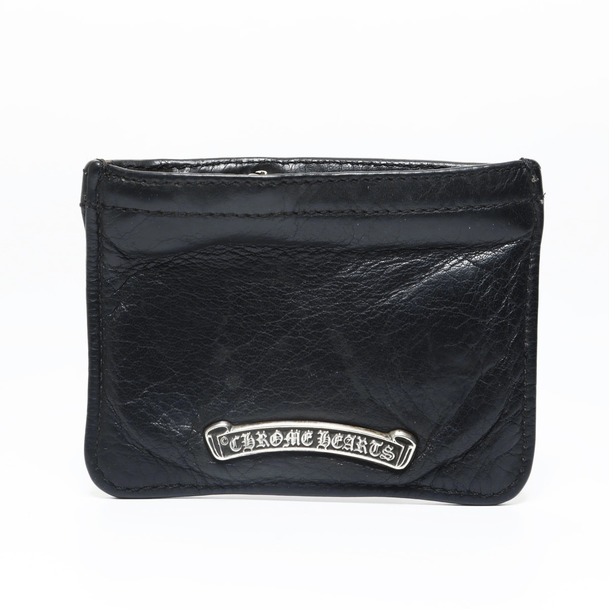 Chrome Hearts Zipper Leather Change Perth "Black"