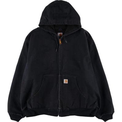 古着 ビッグサイズ カーハート Carhartt アクティブジャケット ダックフルジップパーカー USA製 メンズXXXL相当/eaa561988