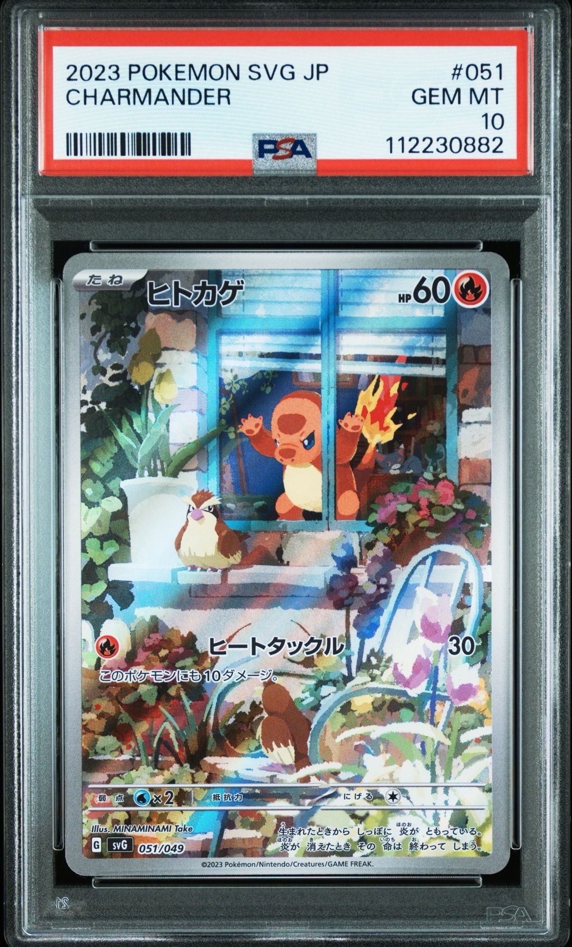 ヒトカゲ :フルイラスト [SVG 051/049](スペシャルデッキセットex「フシギバナ・リザードン・カメックス」)