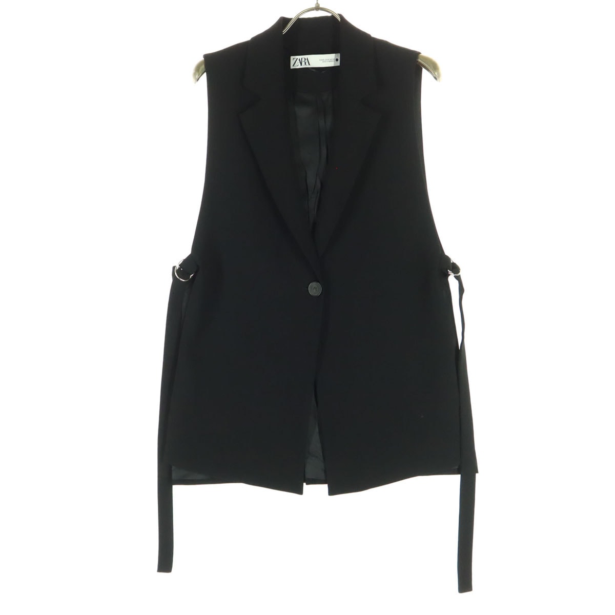 美品 ZARA ザラ ベスト XS ブラック