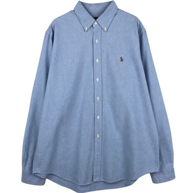古着 ラルフローレン Ralph Lauren 長袖 ボタンダウンシャツ メンズXL相当/eaa676415