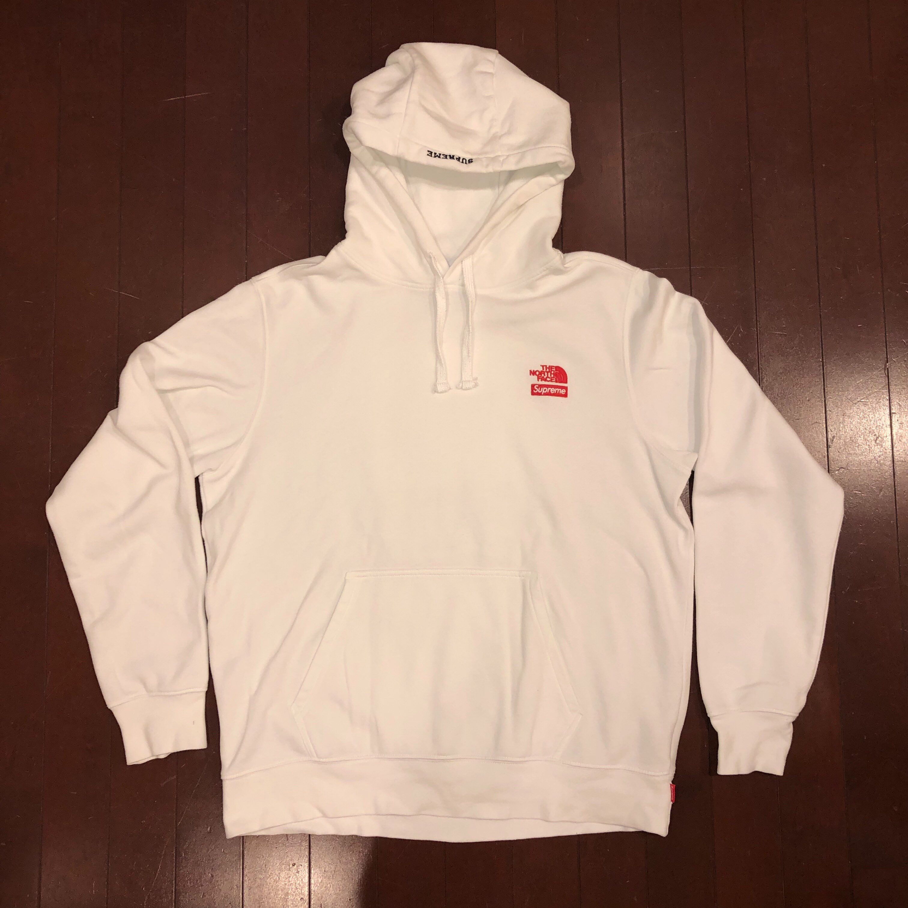 Supreme x The North Face Statue of Liberty Hooded Sweatshirt "White"