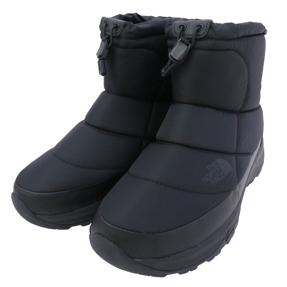 THE NORTH FACE ノースフェイス ブーツ NF52273 Nuptse Bootie Short ヌプシ ブーティ ショート スノーブーツ ブラック系 28cm【極上美品】【中古】