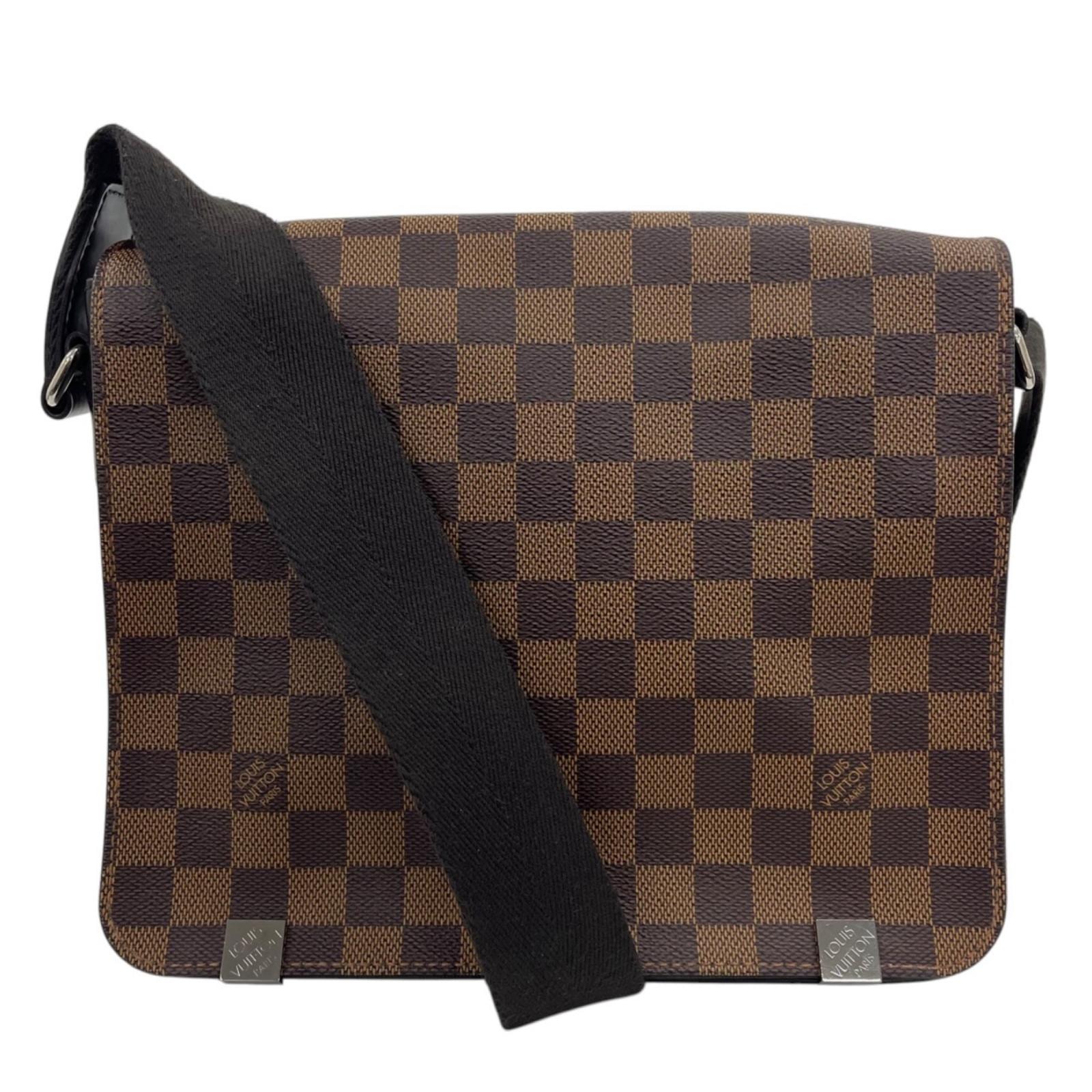 ルイヴィトン ディストリクトPM NM ダミエ ショルダーバッグ ダミエキャンバス N41031  メンズ LOUIS VUITTON  中古