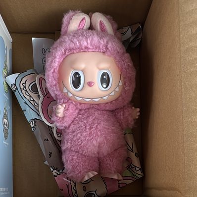 POP MART THE MONSTERS (LABUBU) Exciting Macaron Plush Series LYCHEE BERRY