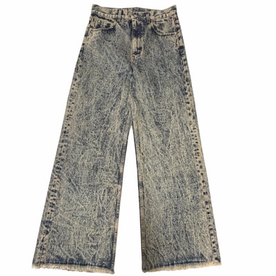極美品 マルニ デニムパンツ MARBLE DYED DENIM ブルー