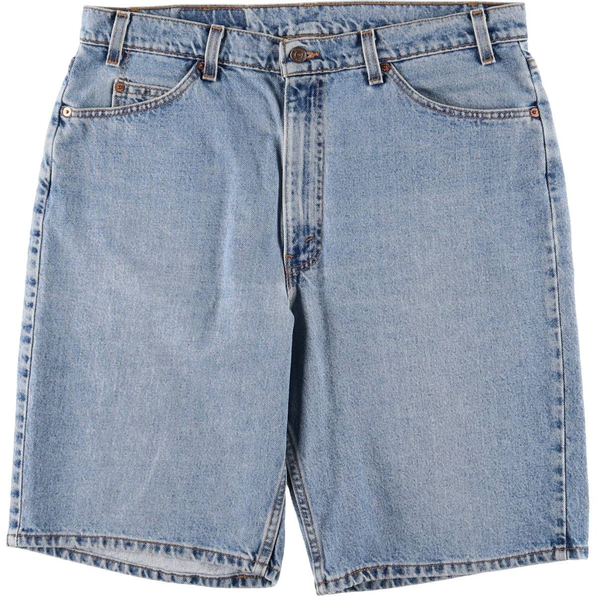 古着 90年代 リーバイス Levi's 550 RELAXED FIT デニムショーツ ハーフパンツ USA製 メンズw37相当 ヴィンテージ/eaa563965
