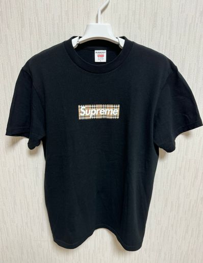 Supreme / Burberry Box Logo Tee "Black"