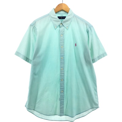 古着 ラルフローレン Ralph Lauren 半袖 ボタンダウンシャツ メンズL相当/eaa557881