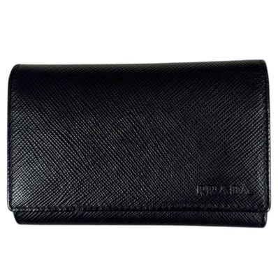プラダ サフィアーノ キーケース レザー 2PG002 ユニセックス PRADA 中古