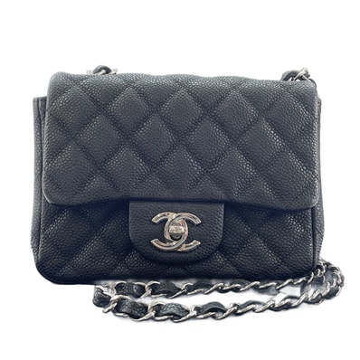 シャネル CHANEL キャビアスキン ミニマトラッセ ショルダーバッグ【中古】