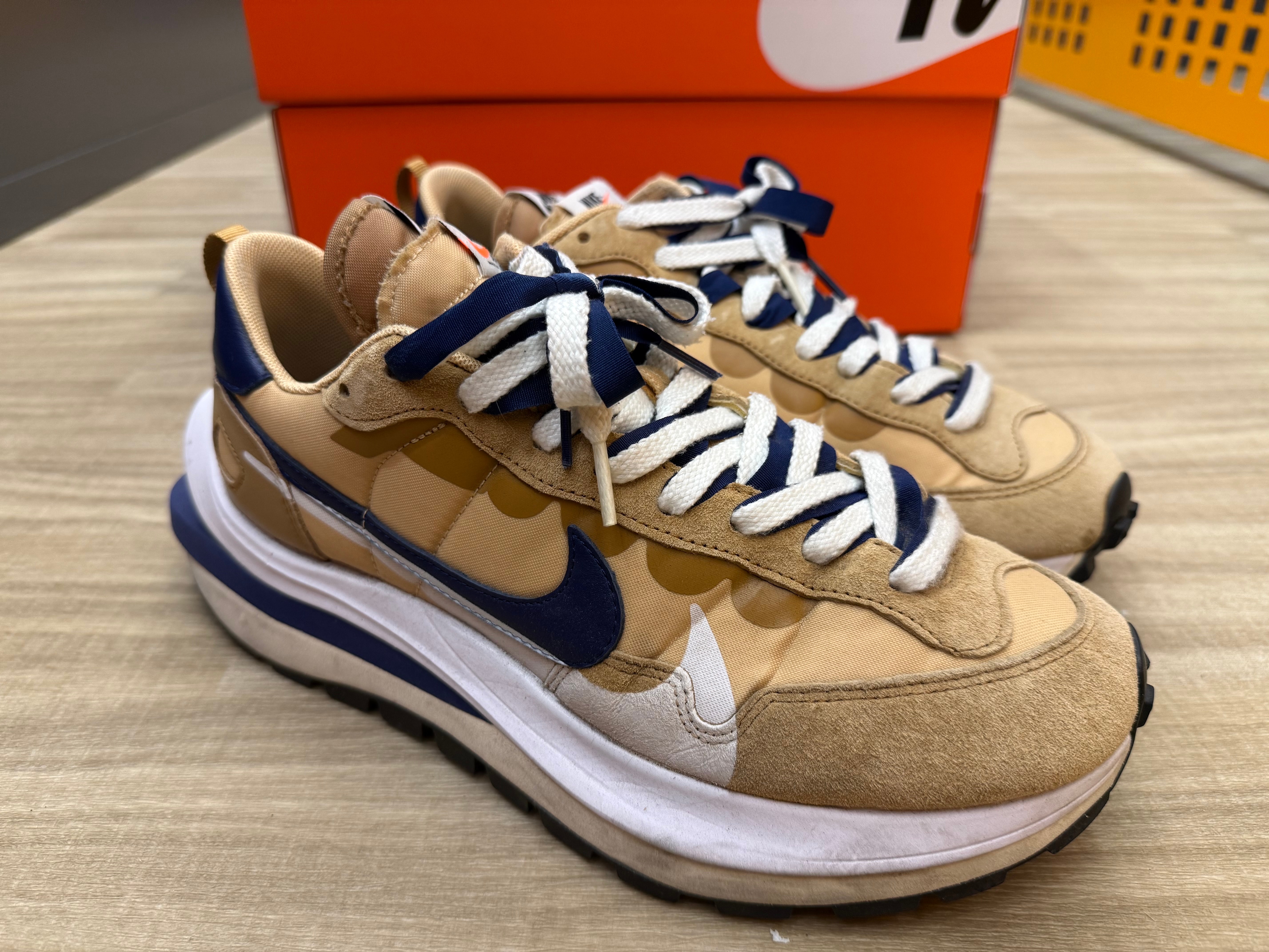 sacai × Nike Vapor Waffle "Sesame and Blue Void"