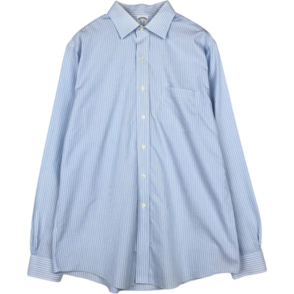 古着 ブルックスブラザーズ Brooks Brothers REGENT 長袖 コットンストライプシャツ メンズL相当/eaa676466
