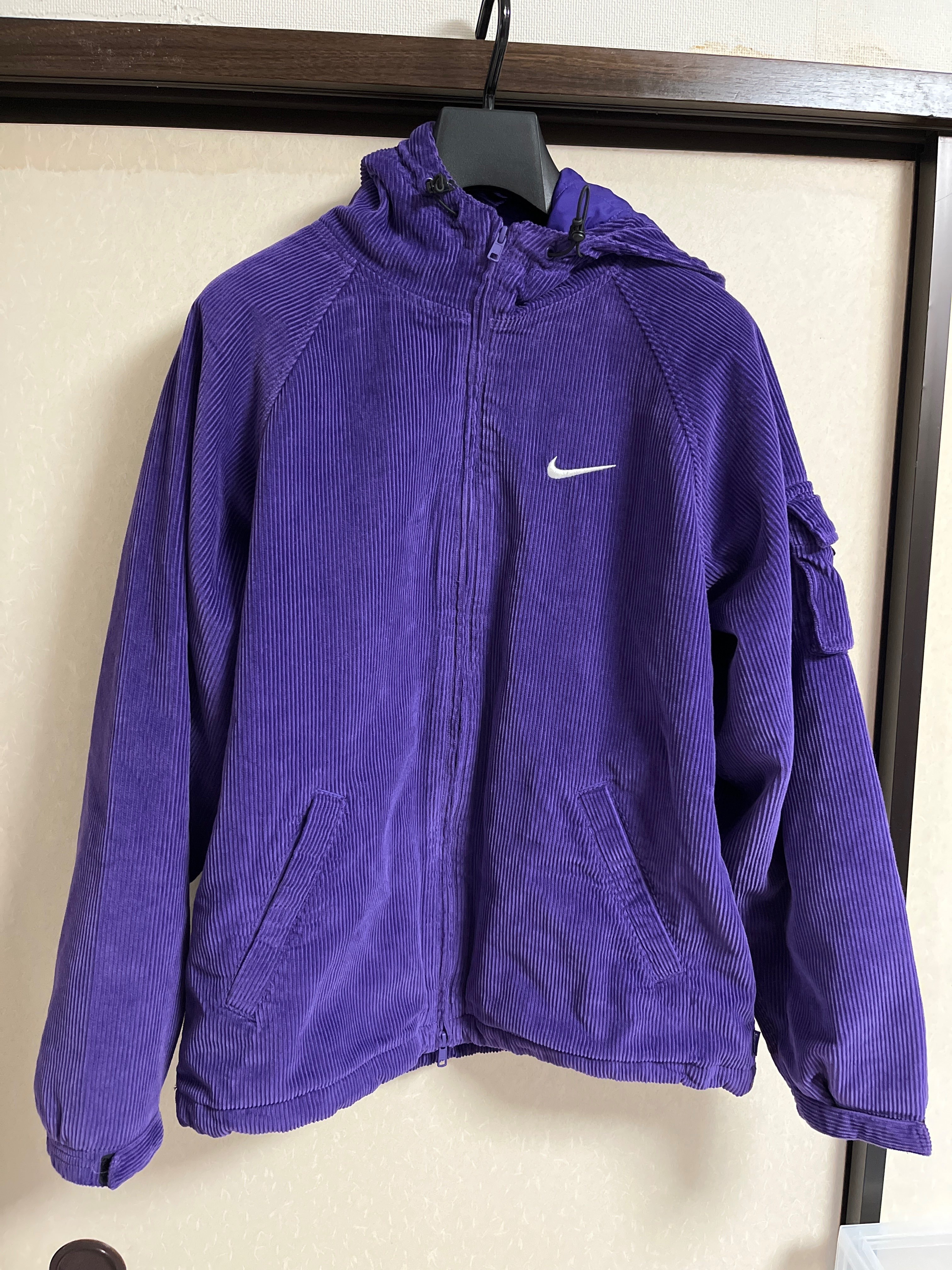 Supreme / Nike Arc Corduroy Hooded Jacket "Purple"