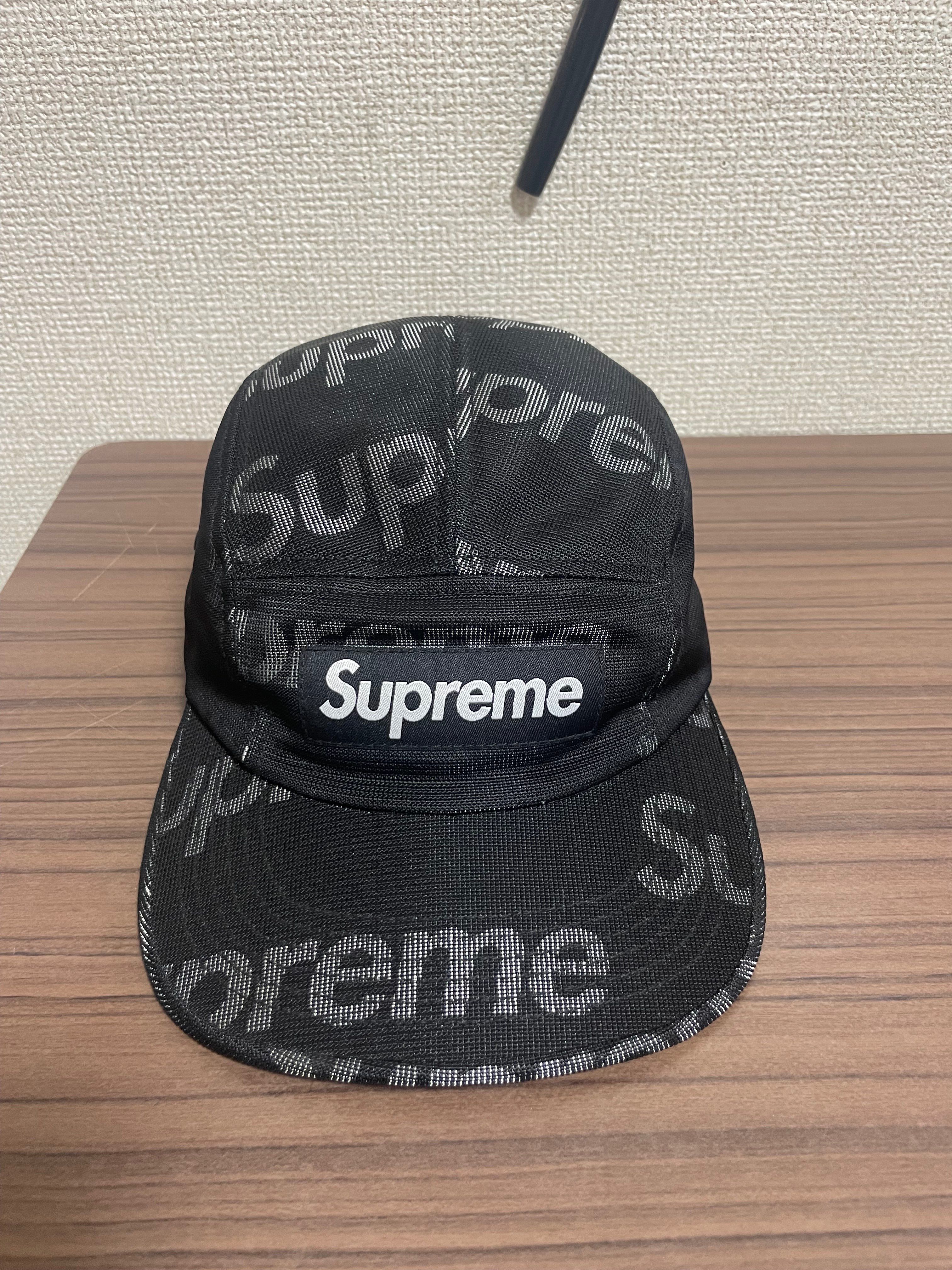 シュプリーム ハリスツイード キャンプ キャップ "ブラック"