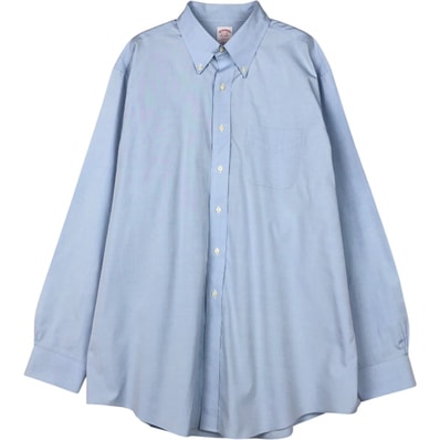 古着 ブルックスブラザーズ Brooks Brothers Est.1818 MADISON 長袖 ボタンダウンシャツ メンズXL相当/eaa666541