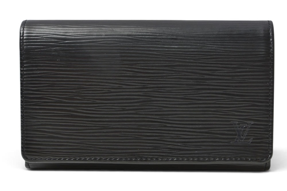 ルイヴィトン 折財布 LOUIS VUITTON エピ ヴィンテージ L字ファスナー財布/ポルトフォイユ トレゾール エピ M63502 ブラック レディース【中古】
