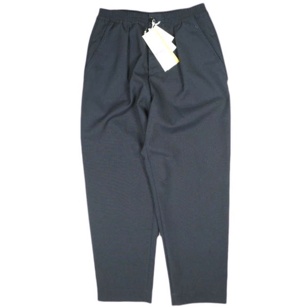 MARNI マルニ 23SS Wool Tropical 1-Pleat Trousers ウールトロピカル1プリーツテーパードパンツ PAMA0317U2 TW839 40 NAVY(00B99) 定価97,900円 イージー ボトムス g25778