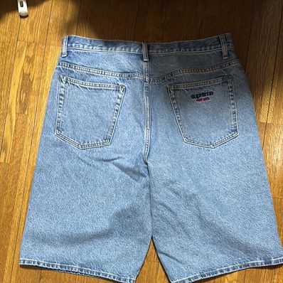 Supreme Baggy Denim Short (25SS) "Light Washed Indigo"