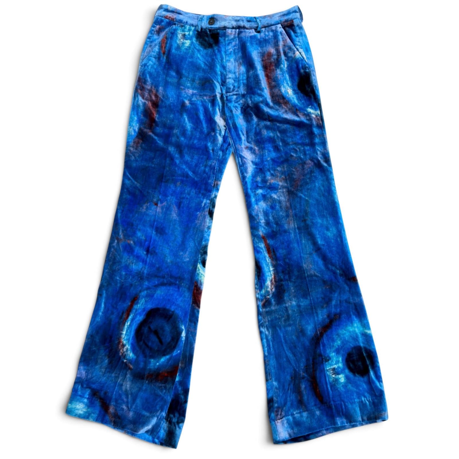 極美品 マルニ フラミニアヴェロネージ パンツ VELVET PRINTED