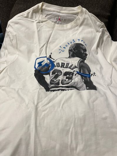 Air Jordan Travis Scott Fragment Tee "White"