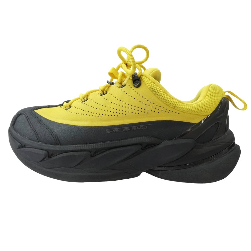 HOKA ONE ONE  1171360-ZTB Spencer Badu × Hoka Elevon ×Yellow Black スペンサーバドゥ ホカ エレボンX イエロー ブラック スニーカー イエロー系 ブラック系 26cm【中古】