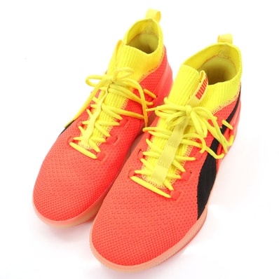 PUMA プーマ クライドコート ハイカット スニーカー US 8 オレンジ系 CLYDE COURT バスケットボール