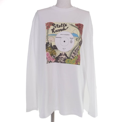 未使用品 ステラマッカートニー 長袖Tシャツ ホワイト S 6J0161