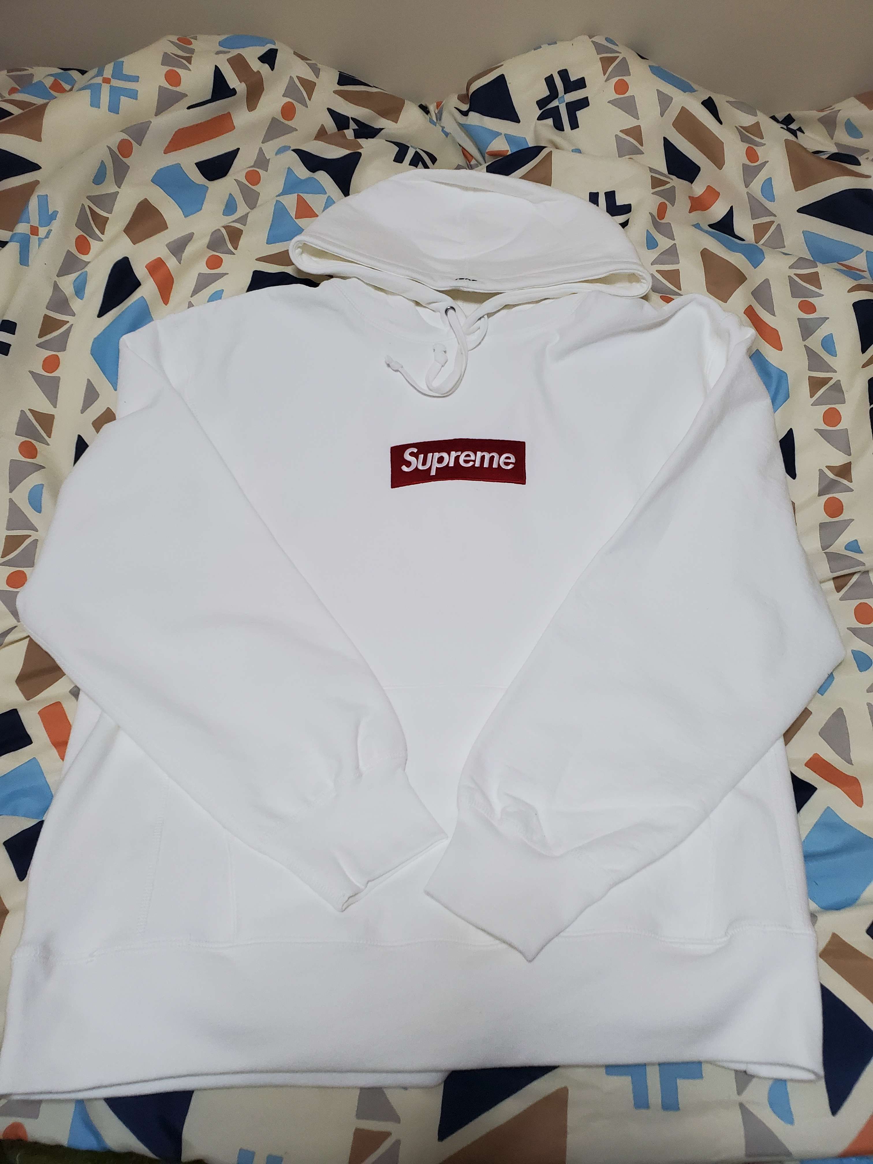 Supreme Box Logo Hooded Sweatshirt "White" (21FW)