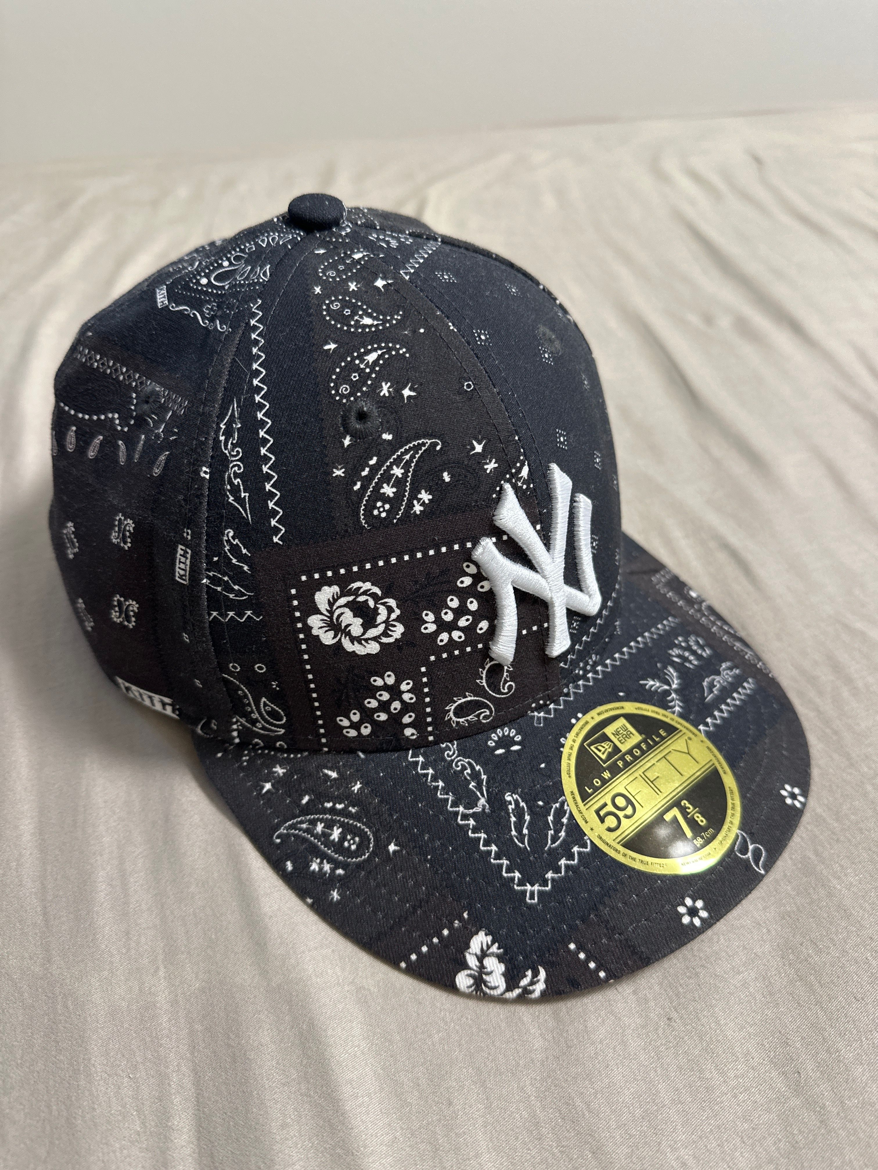 KITH × NEW ERA Yankees Deconstructed Bandana Low Profile "Shadow"