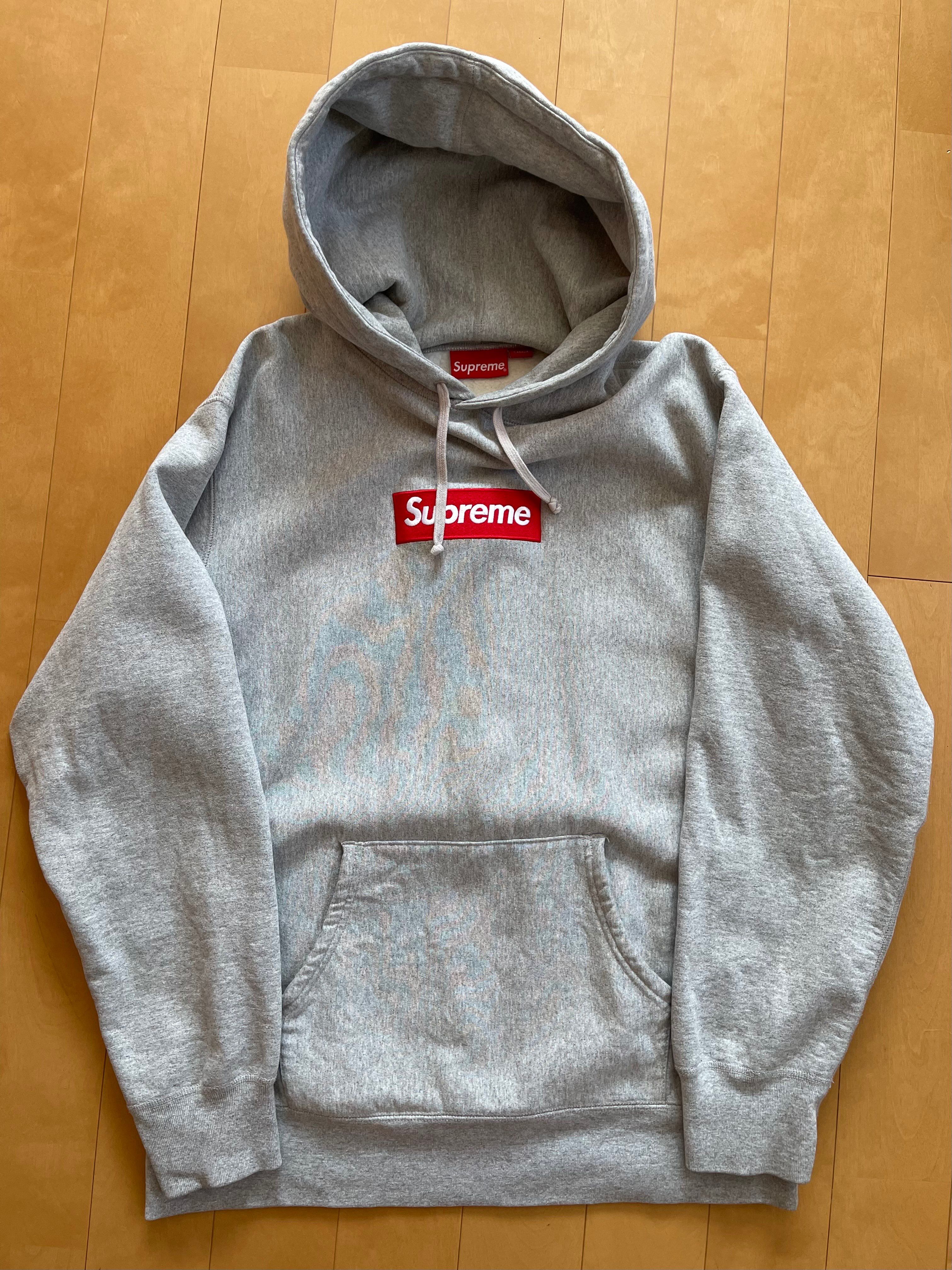 Supreme Box Logo Hooded Sweatshirt "Heather Grey" (16FW)
