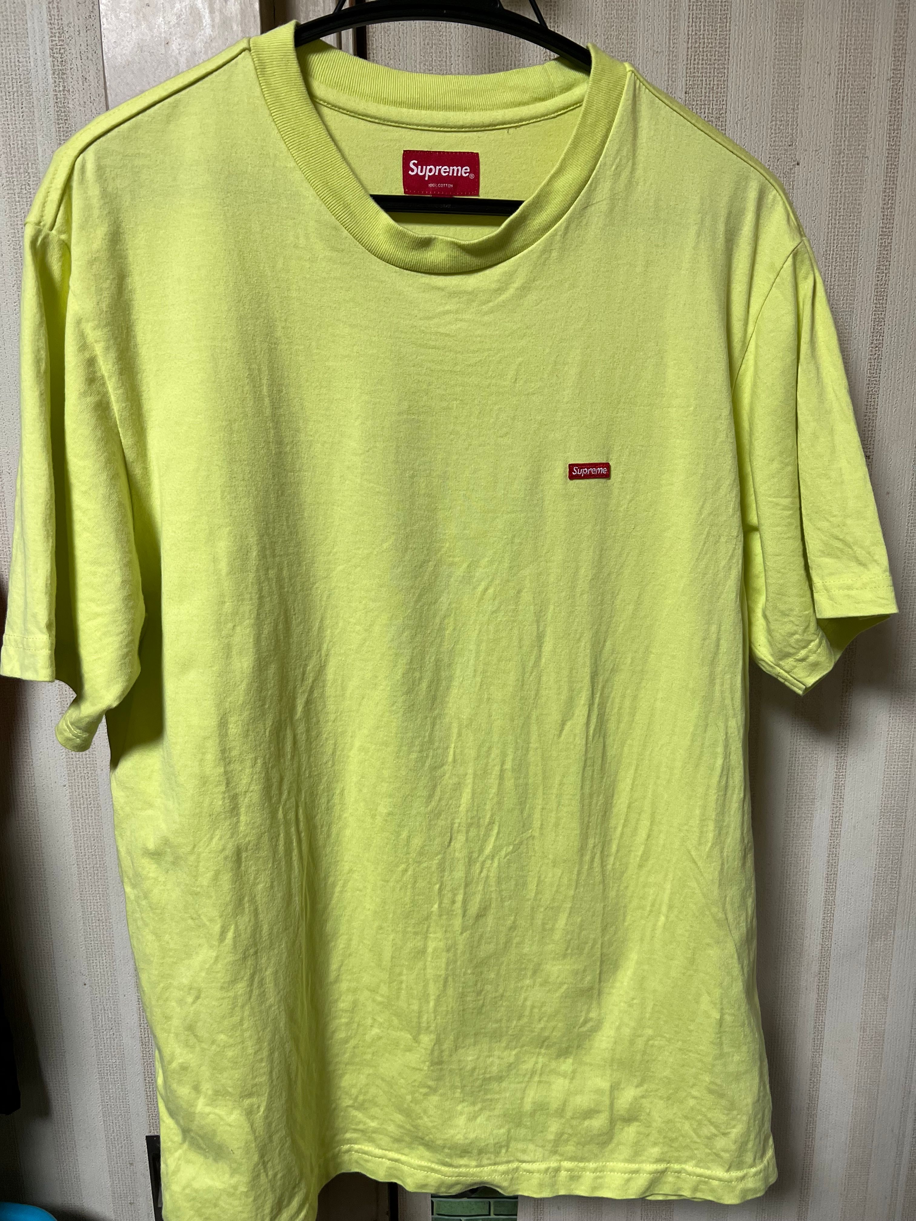 Supreme Small Box Tee "Light Yellow"(20SS)