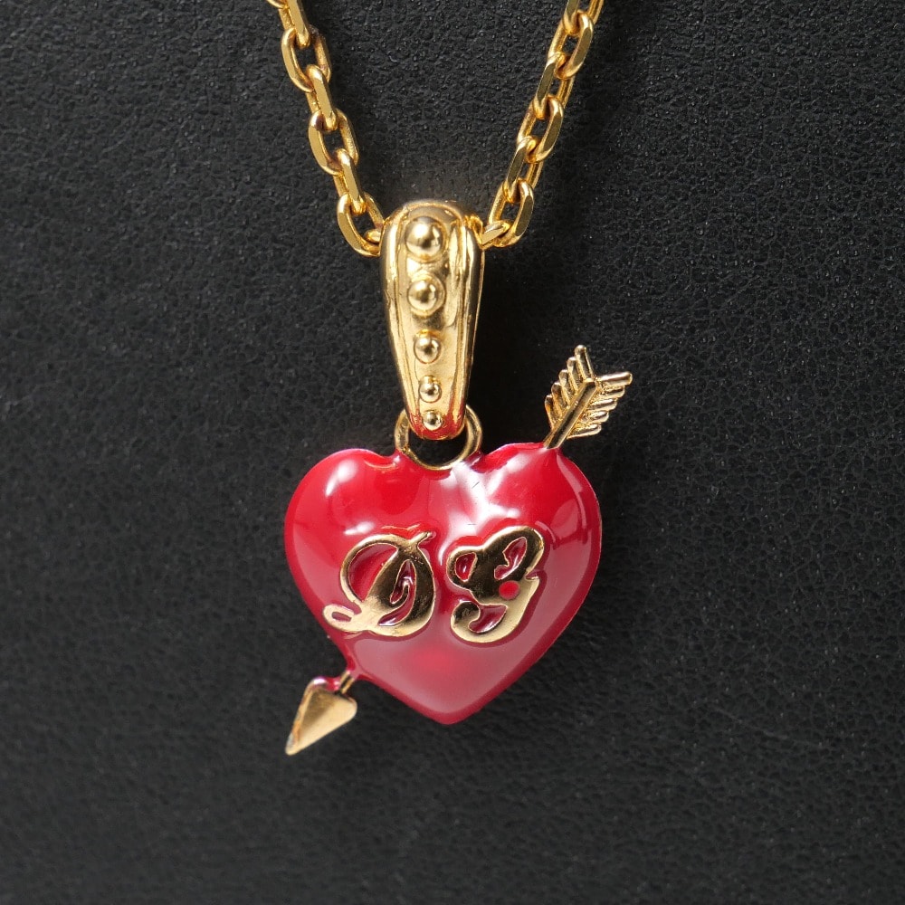 DOLCE&GABBANA ドルチェアンドガッバーナ ネックレス DG ハート ブランド古着【中古】20260605/RA9588