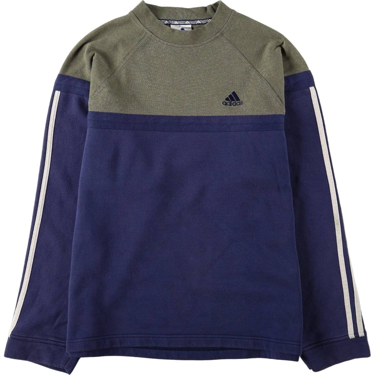 古着 90~00年代 アディダス adidas ワンポイントロゴスウェットシャツ トレーナー メンズL相当 ヴィンテージ/eaa676330