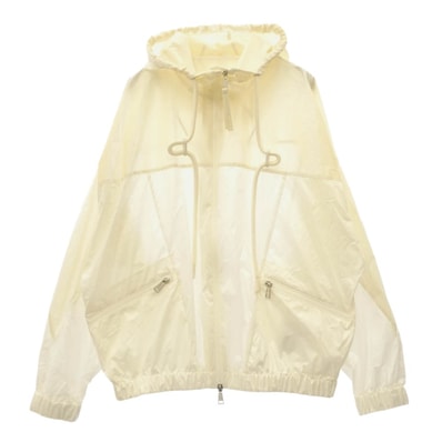 MONCLER モンクレール I10931A00054 596L9 PARTIE フード付き ジップアップ ジャケット ホワイト系【美品】【中古】