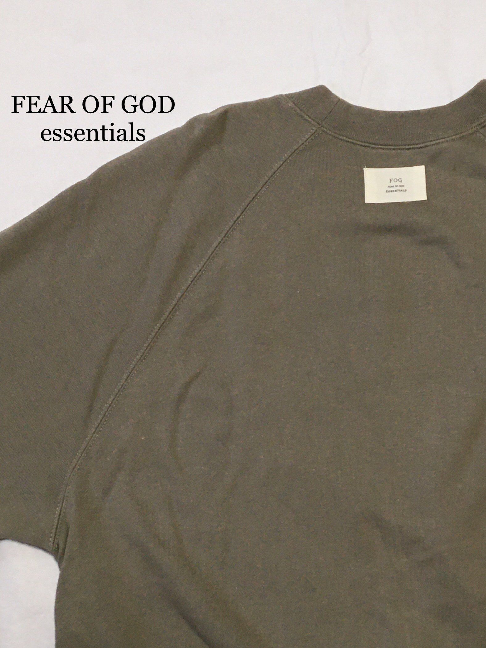 FEAR OF GOD essentials Side Zip Sweat
