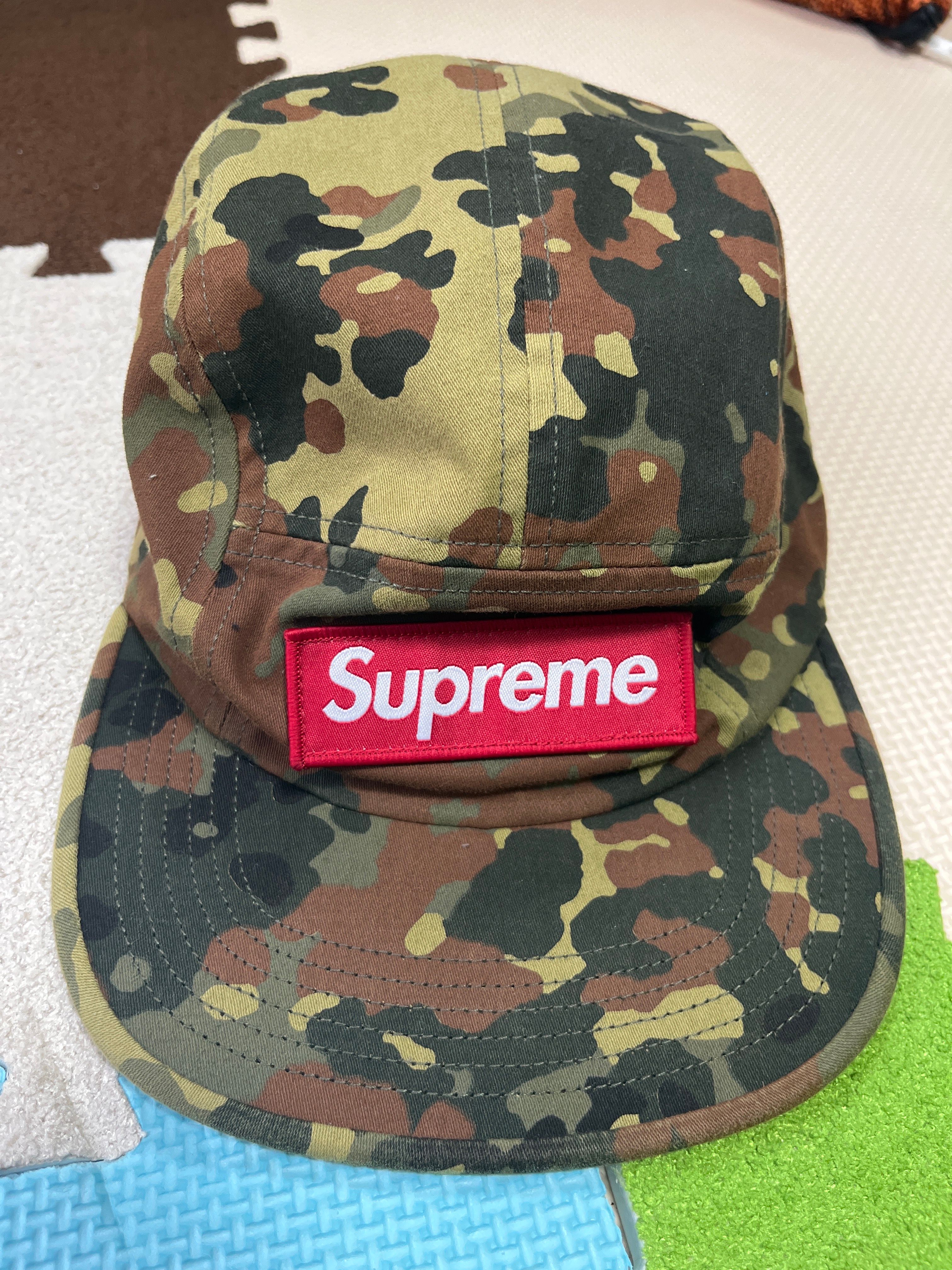 シュプリーム  キャンプキャップカモ柄迷彩