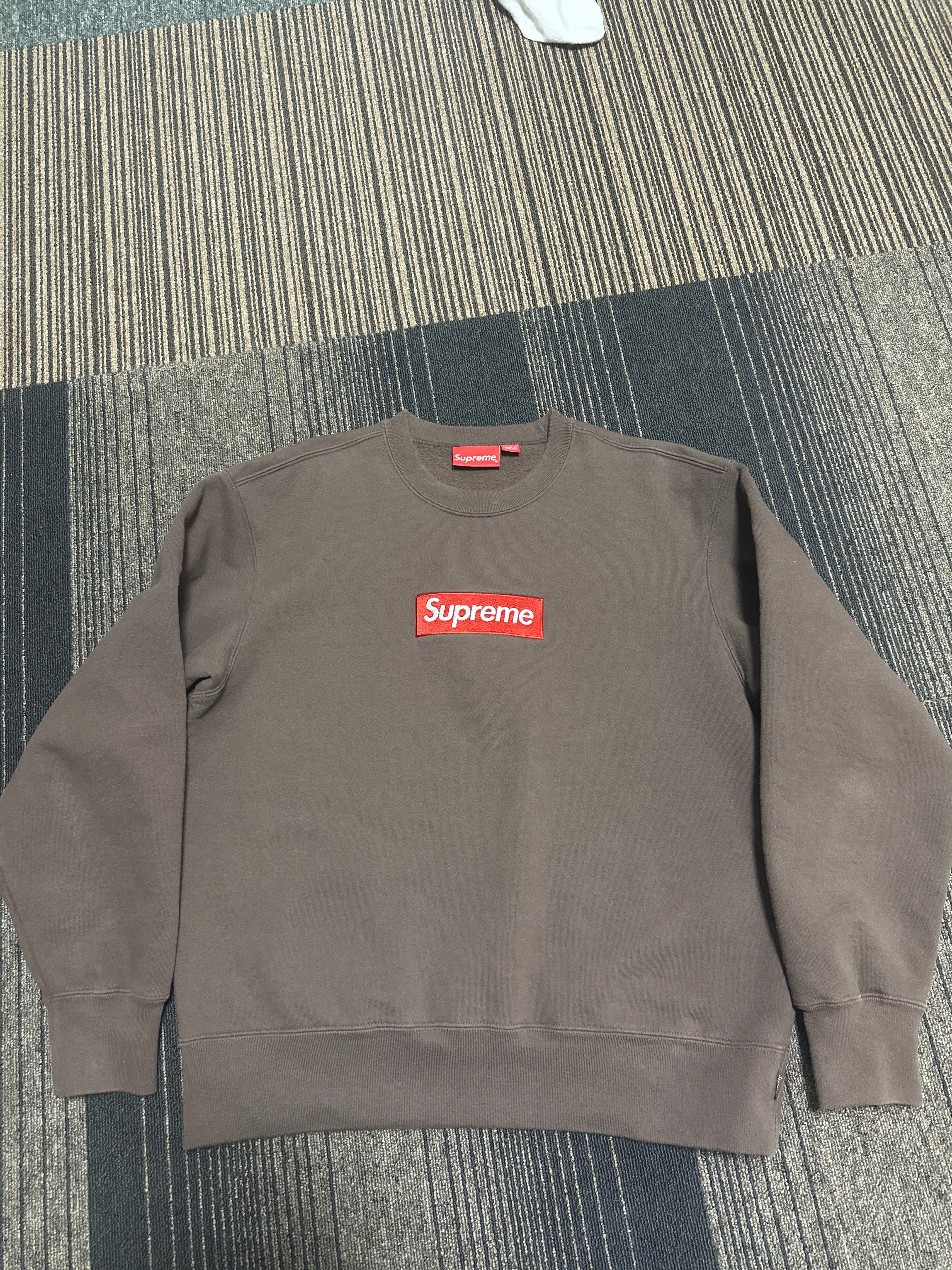 Supreme Box Logo Crewneck "Brown" (22FW)
