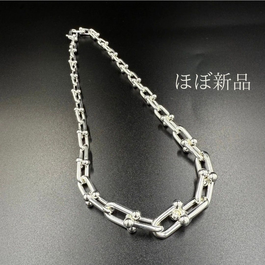 ティファニー ハードウェア グラジュエイテッド リンク ネックレス "シルバー" 60153092