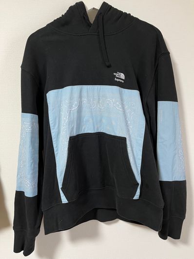 Supreme x The North Face Bandana Hooded Sweatshirt "Black"