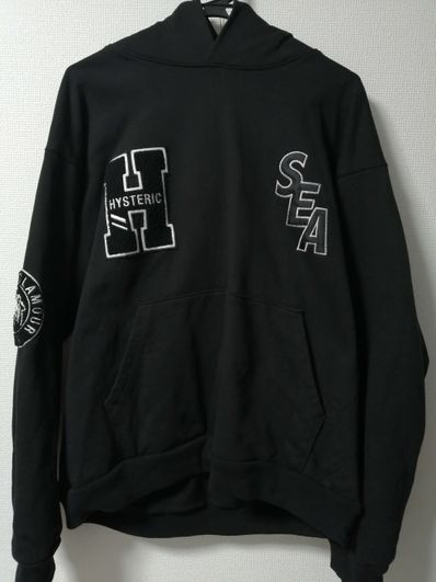 WIND AND SEA x HYSTERIC GLAMOUR Hoodie"Black"